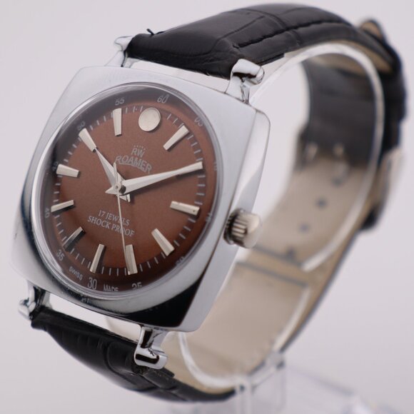 Stylish Swiss Hand-Wound Watch – Roamer ST96 Vintage Men’s Mechanical - Picture 5 of 10